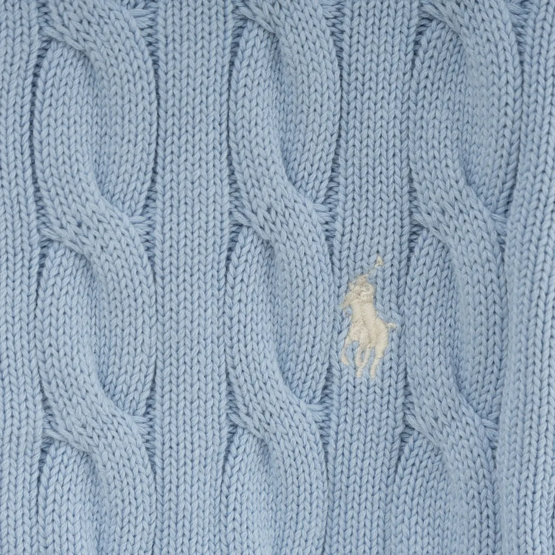 P290 top version (different currencies) You can scan the code to enter the official website. Style: Ralph Lauren POLO Ralph Lauren small label embroidered knitted cardigan jacket. Color: Picture color. Size: S-XL. Fabric: pure cotton. Accessories: full set of customized accessories. No gender distinction. Same style for men and women.